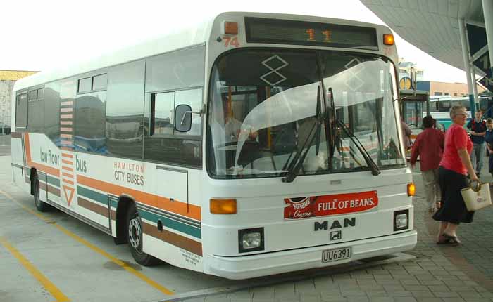 Go-bus Hamilton City MAN 11-190 Fairfax 74